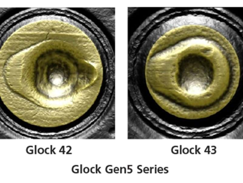 To Glock or not to Glock? Update on firing pin shapes